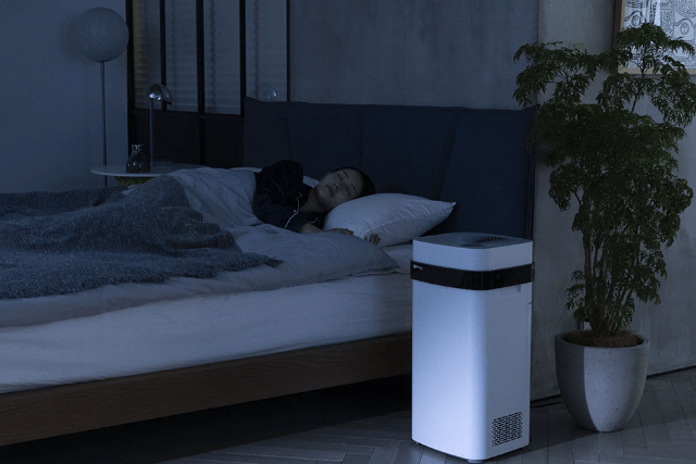 睡眠の邪魔をしないスリープモード
