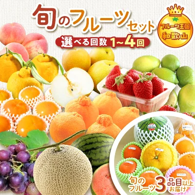 フルーツ王国和歌山のフルーツセット 1回2回4回定期便（和歌山県御坊市）