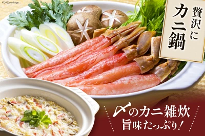 生本ずわいがに 棒肉 ポーション 20～30本入 総重量 約500g（宮城県気仙沼市）