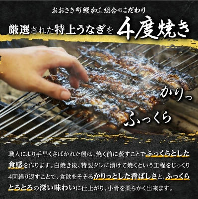 鰻 長蒲焼3~5尾（鹿児島県大崎町）